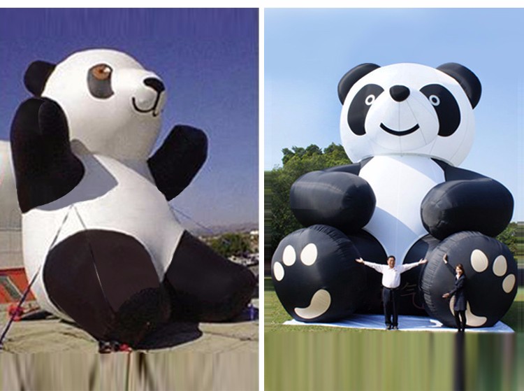 五家渠熊猫固定吉祥物